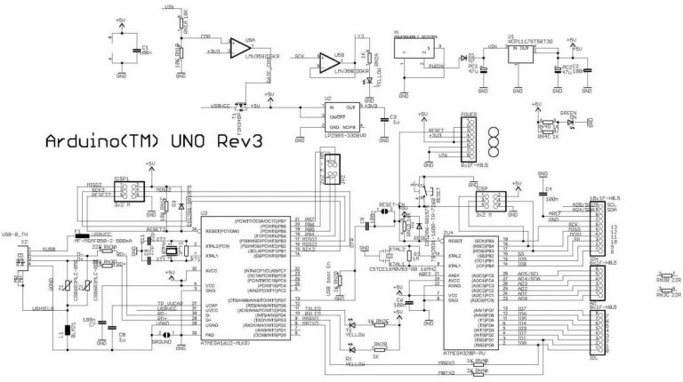 datasheet arduino uno r3