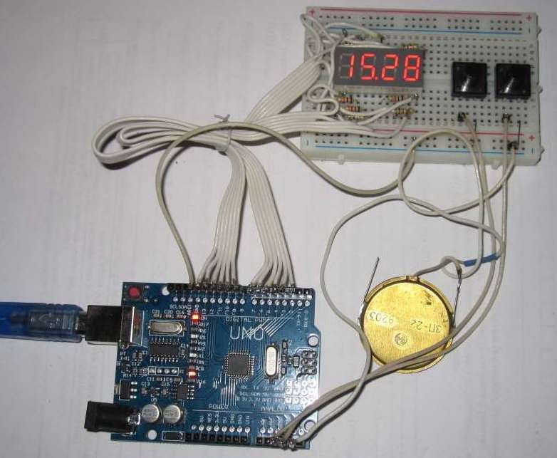 An Arduino based sports stopwatch