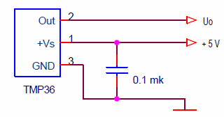 connection diagram TMP36