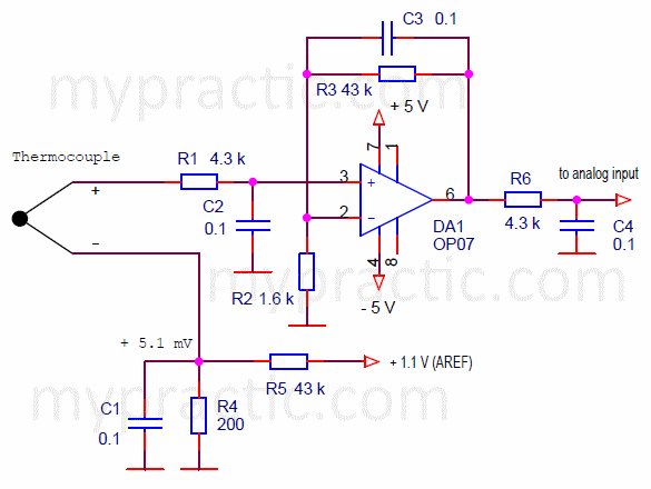 measuring amplifier circuit diagram