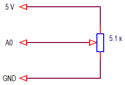 connecting thq variable resistor
