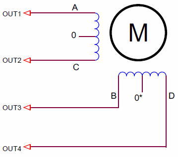 Connection 6-lead motor