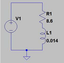 simulated the circuit in the SwCAD